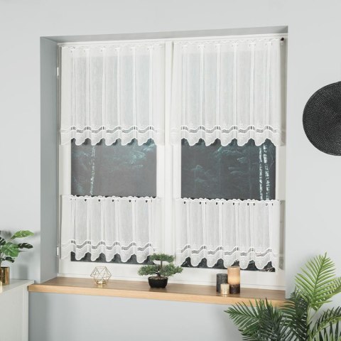 Zazdrostka haftowana panelowa ze wzorem na samym dole, wys. 60cm, kolor naturalny 044716/000/011/000060/1 Zazdrostka haftowana panelowa ze wzorem na samym dole, wys. 60cm, kolor naturalny 044716/000/011/000060/1