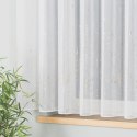 Firanka fantazyjna ze wzorem na samym dole z ołowianką, wys. 155cm, kolor biały ze złotym zdobieniem 318093/OLO/001/0001 Firanka fantazyjna ze wzorem na samym dole z ołowianką, wys. 155cm, kolor biały ze złotym zdobieniem 318093/OLO/001/0001