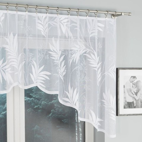 KAJA Firanka żakardowa gotowa, 100x250cm, kolor biały 018920/FBL/001/250100/1 KAJA Firanka żakardowa gotowa, 100x250cm, kolor biały 018920/FBL/001/250100/1