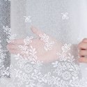 KAROLINA Firanka żakardowa gotowa,120x250cm, kolor biały 054160/FBL/001/250120/1