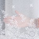 KAROLINA Firanka żakardowa gotowa, 130x300cm, kolor biały 054160/FBL/001/300140/1