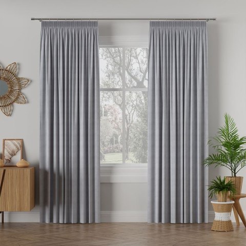 MILAS Zasłona gotowa na taśmie, 250x140cm, kolor 448 pastelowy szary MILAS0/ZGT/448/140250/1 MILAS Zasłona gotowa na taśmie, 250x140cm, kolor 448 pastelowy szary MILAS0/ZGT/448/140250/1