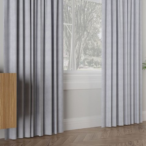 MILAS Zasłona gotowa na taśmie, 250x140cm, kolor 448 pastelowy szary MILAS0/ZGT/448/140250/1 MILAS Zasłona gotowa na taśmie, 250x140cm, kolor 448 pastelowy szary MILAS0/ZGT/448/140250/1