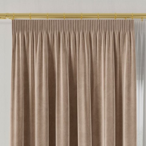 VELVET Tkanina na zasłony, wys. 300cm, kolor 009 kawa z mlekiem VELVET/TZP/009/000300/1 VELVET Tkanina na zasłony, wys. 300cm, kolor 009 kawa z mlekiem VELVET/TZP/009/000300/1