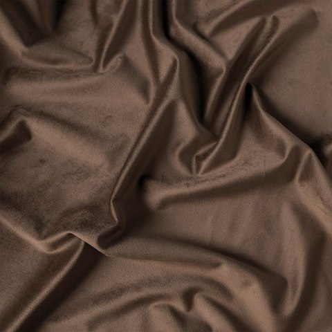 VELVET Tkanina na zasłony, wys. 300cm, kolor 017 ciemny brązowy VELVET/TZP/017/000300/1