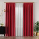 VELVET Tkanina na zasłony, wys. 300cm, kolor 043 czerwony VELVET/TZP/043/000300/1