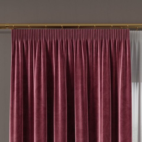 VELVET Tkanina na zasłony, wys. 300cm, kolor 045 bordowy VELVET/TZP/045/000300/1 VELVET Tkanina na zasłony, wys. 300cm, kolor 045 bordowy VELVET/TZP/045/000300/1