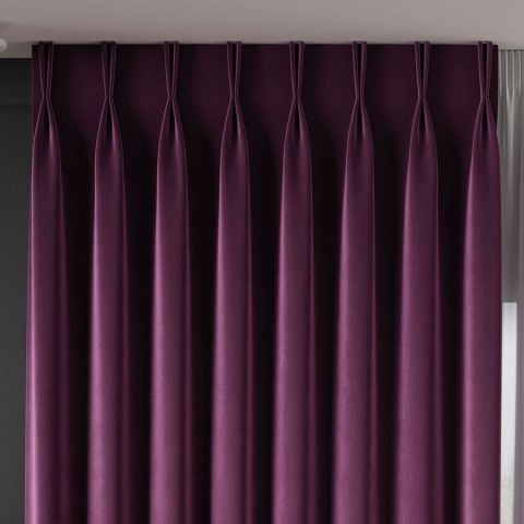VELVET Tkanina na zasłony, wys. 300cm, kolor 050 fioletowy VELVET/TZP/050/000300/1 VELVET Tkanina na zasłony, wys. 300cm, kolor 050 fioletowy VELVET/TZP/050/000300/1