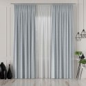 VELVET Tkanina na zasłony, wys. 300cm, kolor 060 szaro-niebieski VELVET/TZP/060/000300/1