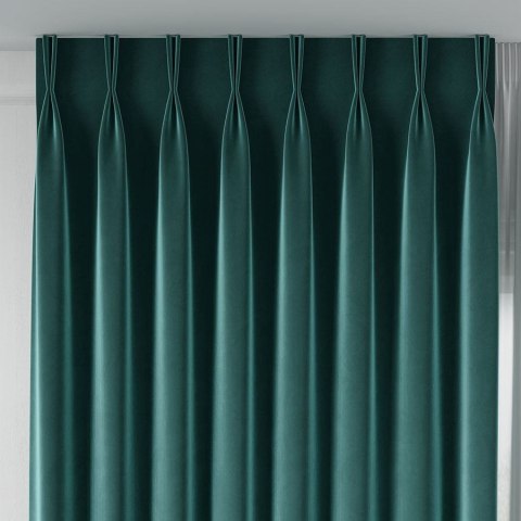 VELVET Tkanina na zasłony, wys. 300cm, kolor 106 petrol VELVET/TZP/106/000300/1 VELVET Tkanina na zasłony, wys. 300cm, kolor 106 petrol VELVET/TZP/106/000300/1