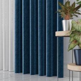 VELVET Tkanina na zasłony, wys. 300cm, kolor 108 ciemny niebieski VELVET/TZP/108/000300/1
