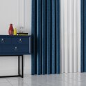 VELVET Tkanina na zasłony, wys. 300cm, kolor 108 ciemny niebieski VELVET/TZP/108/000300/1