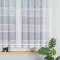 Firanka żakardowa ze wzorem pasowym, wys. 150cm, kolor szary 017834/000/049/000150/1