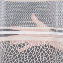 Firanka żakardowa ze wzorem pasowym, wys. 180cm, kolor stare złoto 017834/000/027/000180/1