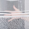 Firanka żakardowa ze wzorem pasowym, wys.180cm, kolor 049 szary 017834/000/049/000180/1