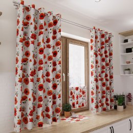MAKI Tkanina na zasłony OXFORD WODOODPORNY, szer.145cm, kolor czerwony D00043/OXW/001/145000/1