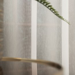 Firanka fantazyjna z ołowianką, wys. 300cm, kolor kremowy z błyskiem 318578/OLO/004/000300/1