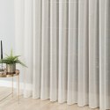 Firanka fantazyjna z ołowianką, wys. 300cm, kolor kremowy z błyskiem 318578/OLO/004/000300/1