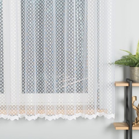 Firanka haftowana ze wzorem po całości, wys. 160cm, kolor biały 008283/020/001/000160/1 Firanka haftowana ze wzorem po całości, wys. 160cm, kolor biały 008283/020/001/000160/1