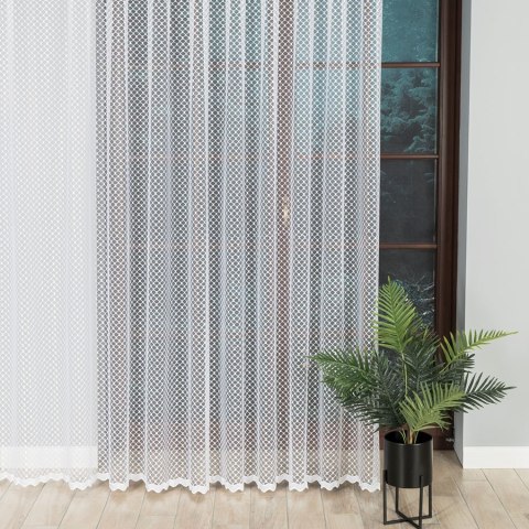 Firanka haftowana ze wzorem po całości, wys. 250cm, kolor biały 008283/020/001/000250/1 Firanka haftowana ze wzorem po całości, wys. 250cm, kolor biały 008283/020/001/000250/1