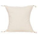 Poszewka dekoracyjna BOHO, 40x40cm, kolor kremowy 700030/POP/001/040040/1 Poszewka dekoracyjna BOHO, 40x40cm, kolor kremowy 700030/POP/001/040040/1