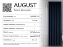 AUGUST Tkanina na zasłony, wys. 320cm, kolor 530 szmaragdowy zielony 065555/TDP/530/000320/1