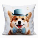 CORGI Poduszka z wypełnieniem silikonowym dwustronna MICROFIBRA, 40x40cm T00014/SIL/001/040040/1