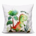 DINOZAUR Poduszka z wypełnieniem silikonowym, MICROFIBRA, 40x40cm, kolor biały T00006/SIL/001/040040/1 DINOZAUR Poduszka z wypełnieniem silikonowym, MICROFIBRA, 40x40cm, kolor biały T00006/SIL/001/040040/1
