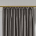 MIRABEL Tkanina na zasłony, wys. 320cm, kolor 907 ciepły szary 065579/TDP/907/000320/1