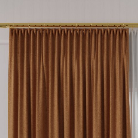 MIRABEL Tkanina na zasłony, wys. 320cm, kolor 924 rdzawy pomarańczowy 065579/TDP/924/000320/1 MIRABEL Tkanina na zasłony, wys. 320cm, kolor 924 rdzawy pomarańczowy 065579/TDP/924/000320/1