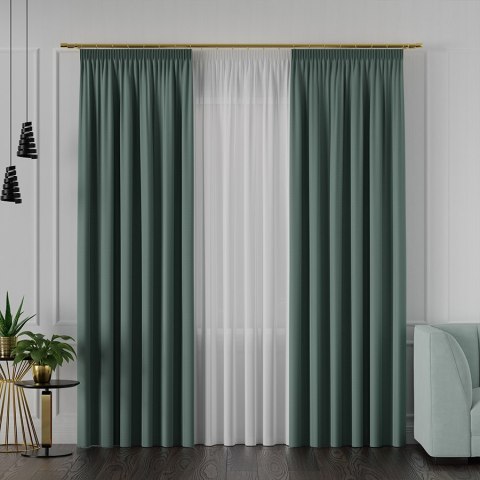MIRABEL Tkanina na zasłony, wys. 320cm, kolor 928 szmaragdowy zielony 065579/TDP/928/000320/1 MIRABEL Tkanina na zasłony, wys. 320cm, kolor 928 szmaragdowy zielony 065579/TDP/928/000320/1