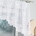 RENATA Firanka żakardowa gotowa, 250x 80cm, kolor biały 049885/FBL/001/250080/1