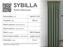 SYBILLA Tkanina na zasłony, wys. 320cm, kolor 106 pudrowy różowy 065551/TDP/106/000320/1