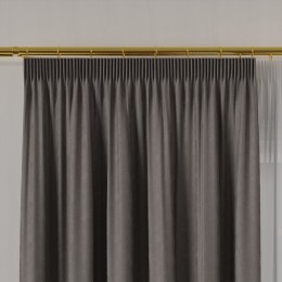 SYBILLA Tkanina na zasłony, wys. 320cm, kolor 109 ciemny szary 065551/TDP/109/000320/1