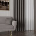 SYBILLA Tkanina na zasłony, wys. 320cm, kolor 109 ciemny szary 065551/TDP/109/000320/1