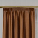 SYBILLA Tkanina na zasłony, wys. 320cm, kolor 110 rdzawy pomarańczowy 065551/TDP/110/000320/1