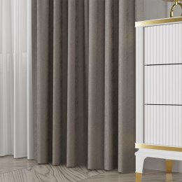 SYBILLA Tkanina na zasłony, wys. 320cm, kolor 112 szary 065551/TDP/112/000320/1