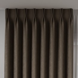 SYBILLA Tkanina na zasłony, wys. 320cm, kolor 118 jasny brązowy 065551/TDP/118/000320/1