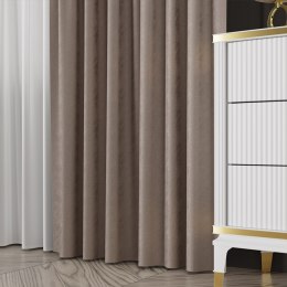 SYBILLA Tkanina na zasłony, wys. 320cm, kolor 119 ciemny chłodny beżowy 065551/TDP/119/000320/1