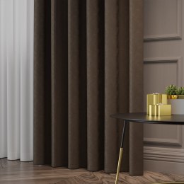 SYBILLA Tkanina na zasłony, wys. 320cm, kolor 120 ciemny brązowy 065551/TDP/120/000320/1