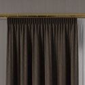 SYBILLA Tkanina na zasłony, wys. 320cm, kolor 120 ciemny brązowy 065551/TDP/120/000320/1