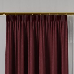 SYBILLA Tkanina na zasłony, wys. 320cm, kolor 135 bordowy 065551/TDP/135/000320/1