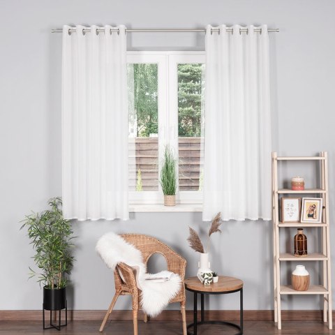 BASIC Zasłona gotowa na przelotkach, 170x145cm, kolor 010 biały TD0005/ZGP/010/145170/1 BASIC Zasłona gotowa na przelotkach, 170x145cm, kolor 010 biały TD0005/ZGP/010/145170/1