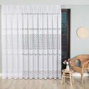 Firanka żakardowa, pasowa, wys. 230cm, kolor biały 018869/000/001/000230/1