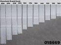 Firanka żakardowa, pasowa, wys. 230cm, kolor biały 018869/000/001/000230/1