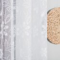 Firanka żakardowa ze wzorem po całości, wys. 250cm, kolor biały 107099/000/001/000250/1