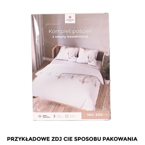 NATANIEL Komplet pościeli z satyny bawełnianej 220x200cm 100040/SAT/000/220200/1 NATANIEL Komplet pościeli z satyny bawełnianej 220x200cm 100040/SAT/000/220200/1