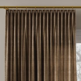 VELVI Tkanina na zasłony, wys. 300cm, kolor 002 brązowy VELVI0/TDP/002/000301/1