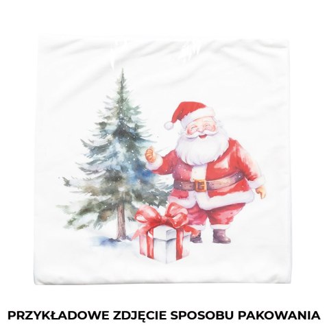 ZIMOWY LAS Poszewka dekoracyjna VELVET, 40x40cm, kolor biały PBN163/POP/001/040040/1 ZIMOWY LAS Poszewka dekoracyjna VELVET, 40x40cm, kolor biały PBN163/POP/001/040040/1