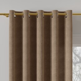 MILAS SOFT Tkanina na zasłony, wys. 300cm, kolor 007 ciemny kawowy MILAS1/000/007/000300/1